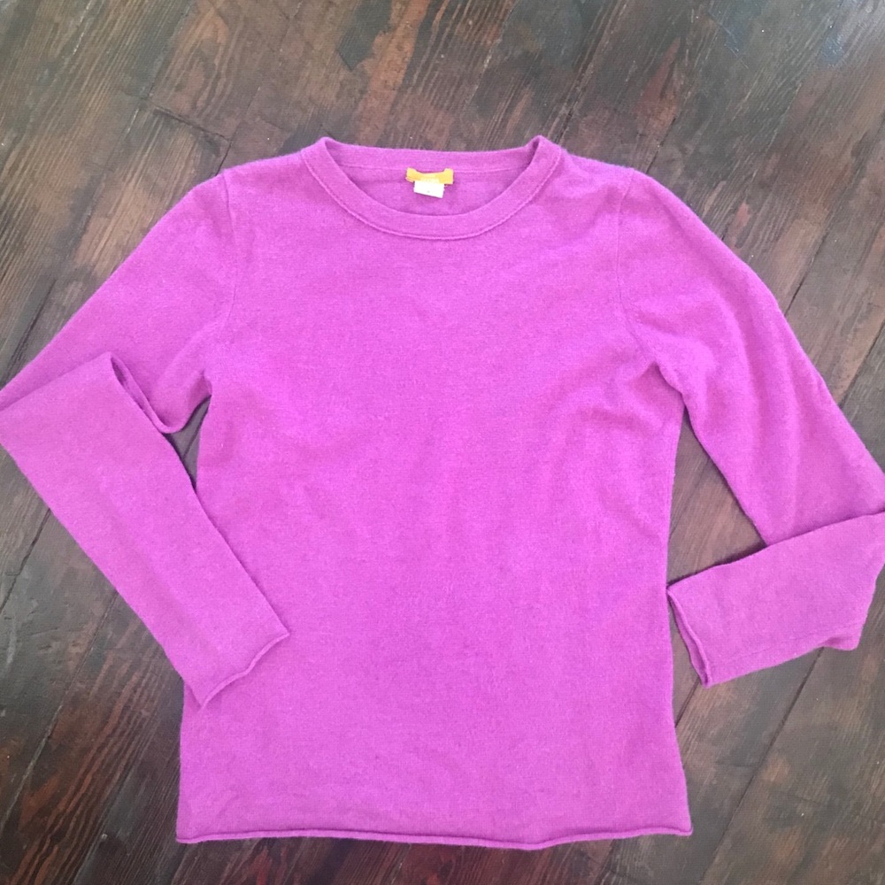 J Crew 100% cashmere sweater